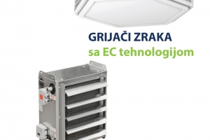 Grijači zraka sa EC tehnologijom: TOP EC i Ultra EC