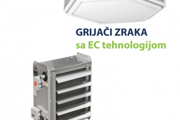 Grijači zraka sa EC tehnologijom: TOP EC i Ultra EC Grijači zraka sa EC tehnologijom: TOP EC i Ultra EC