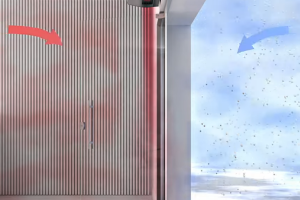 Kako funkcionira SONNIGER GUARD zračna zavjesa?