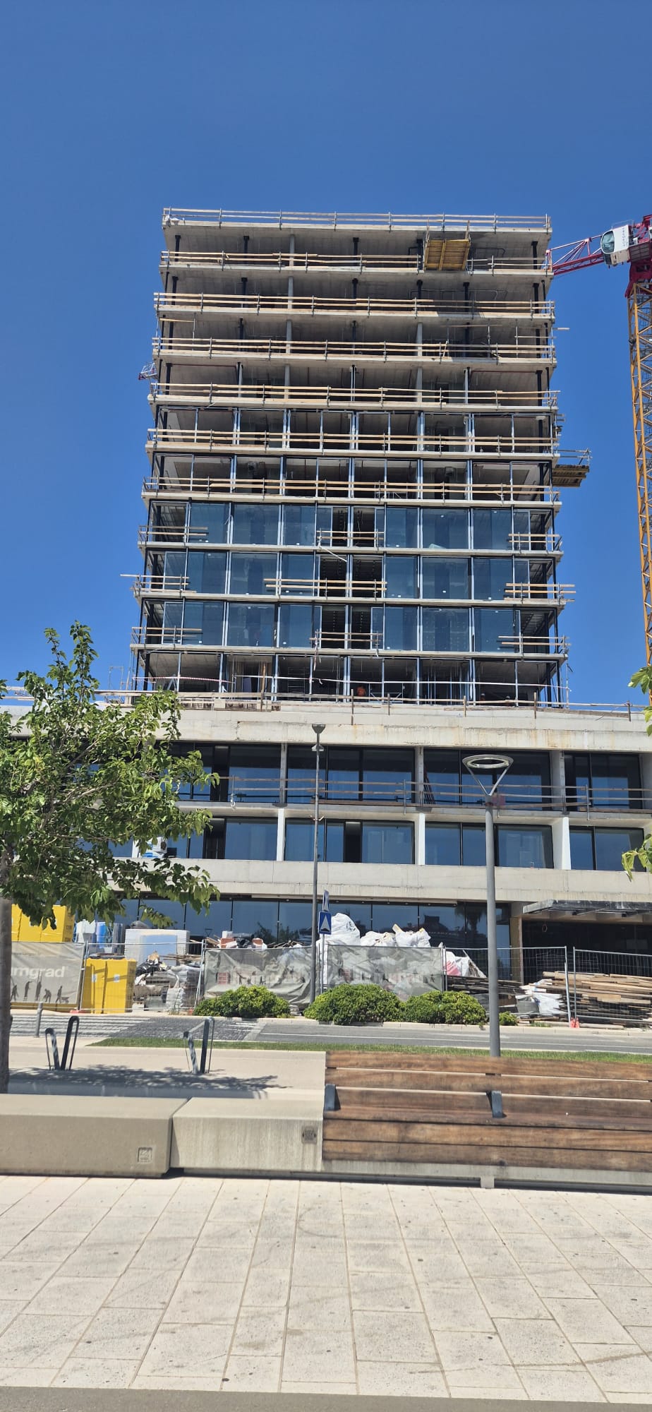 Hotel Marjan, Split – gradilište hotela